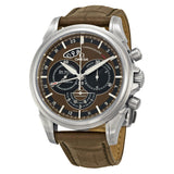 Omega Deville Chronoscope Brown Dial Stainless Steel Men's Watch 42213445213001#422.13.44.52.13.001 - Watches of America