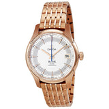 Omega DeVille Hour Vision Silver Dial 18kt Rose Gold Men's Watch #431.60.41.21.02.001 - Watches of America