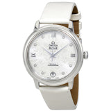 Omega DeVille Prestige Mother of Pearl Butterfly Dial Ladies  Watch #424.12.33.20.55.001 - Watches of America