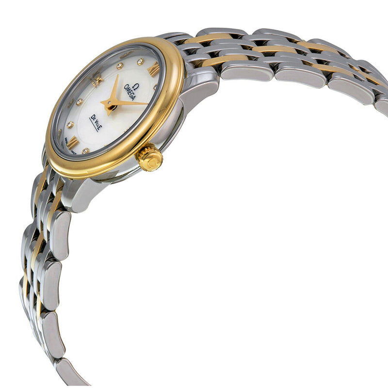 Omega DeVille Prestige Mother of Pearl Diamond Dial Ladies Watch #42420246055001 - Watches of America #2