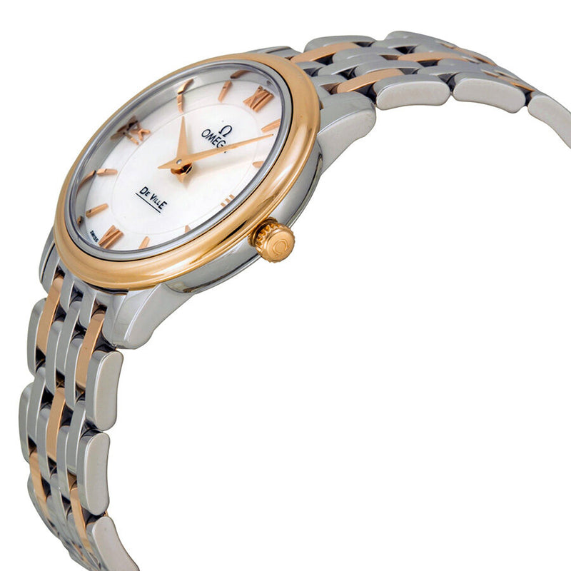 Omega De Ville Prestige Quartz White Mother of Pearl Dial Ladies Watch #424.20.27.60.05.002 - Watches of America #2