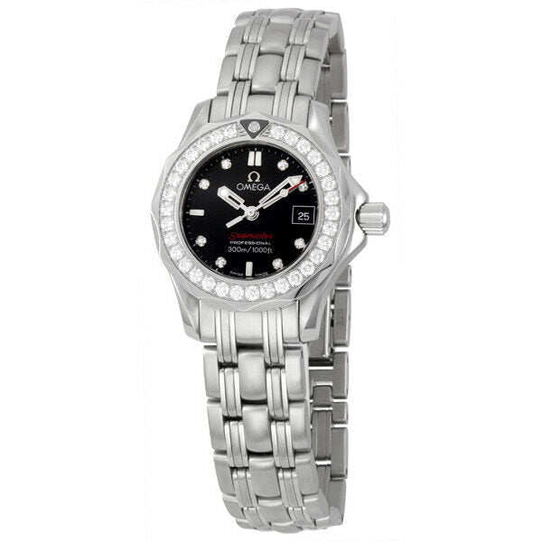 Omega James Bond Seamaster 300M Diamond Ladies Watch #212.15.28.61.51.001 - Watches of America
