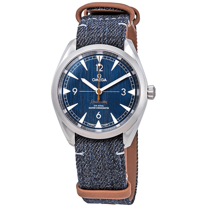 Omega Railmaster Automatic Blue Jeans Dial Men's Watch #220.12.40.20.03.001 - Watches of America