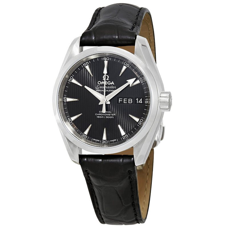 Omega Seamaster Aqua Terra Automatic Chronometer Black Dial Men's Watch #231.13.39.22.01.001 - Watches of America