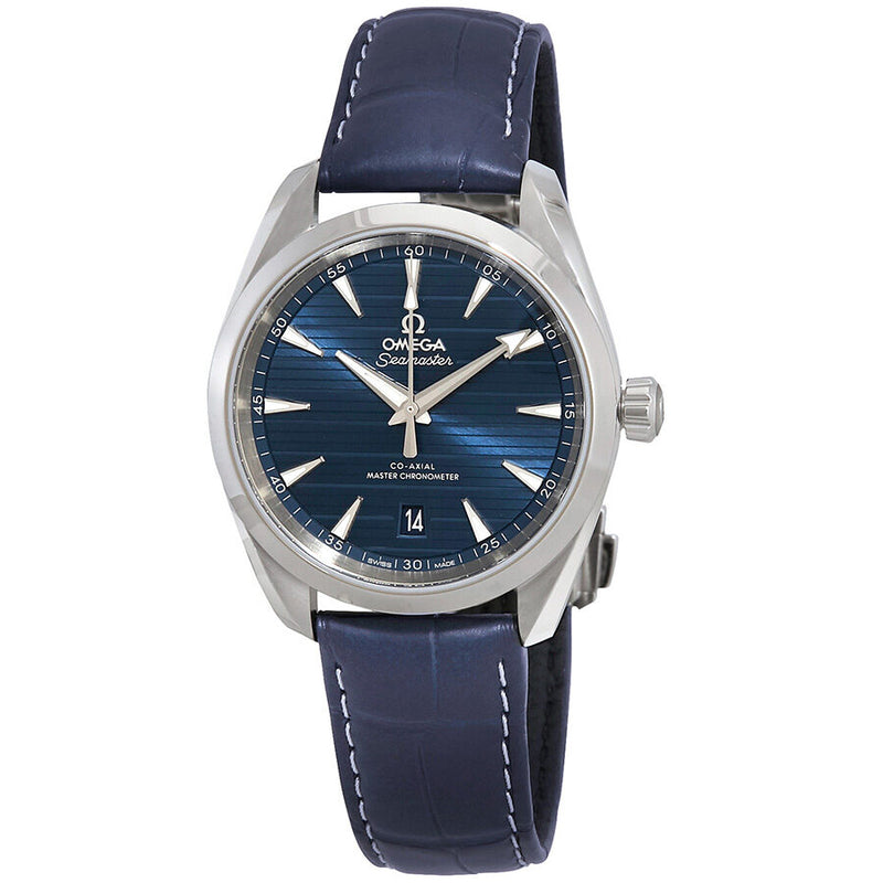 Omega Seamaster Aqua Terra Automatic Chronometer Blue Dial Men's Watch #220.13.38.20.03.001 - Watches of America