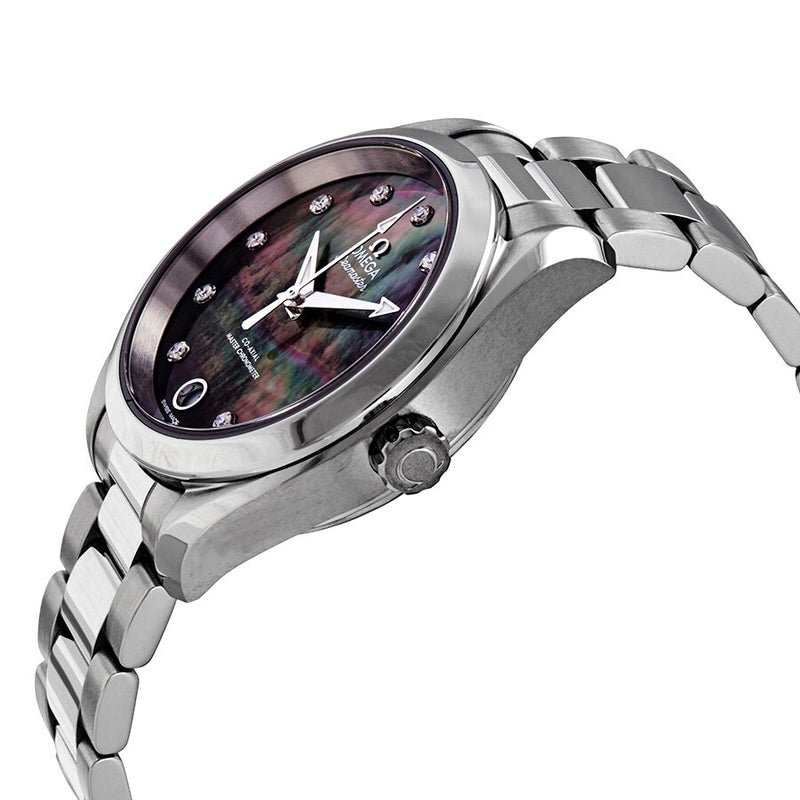 Omega Seamaster Aqua Terra Automatic Chronometer Diamond Ladies Watch #220.10.34.20.57.001 - Watches of America #2