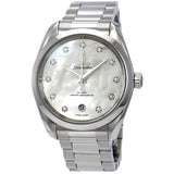 Omega Seamaster Aqua Terra Automatic Chronometer Diamond Ladies Watch #220.10.38.20.55.001 - Watches of America