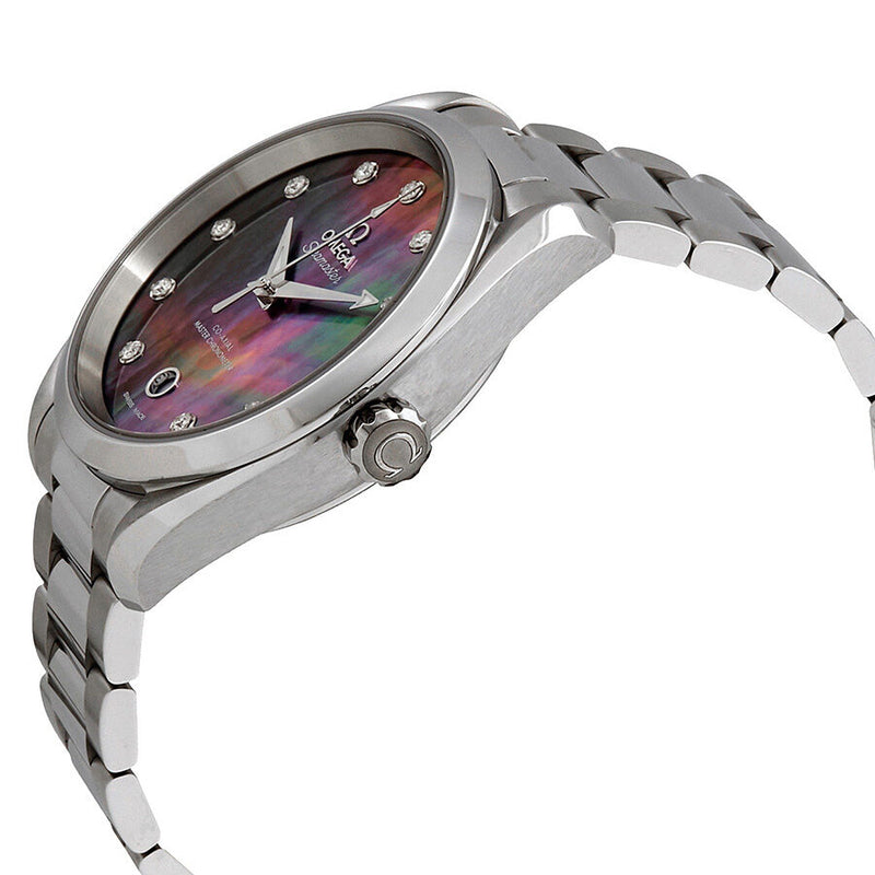Omega Seamaster Aqua Terra Automatic Chronometer Diamond Ladies Watch #220.10.38.20.57.001 - Watches of America #2