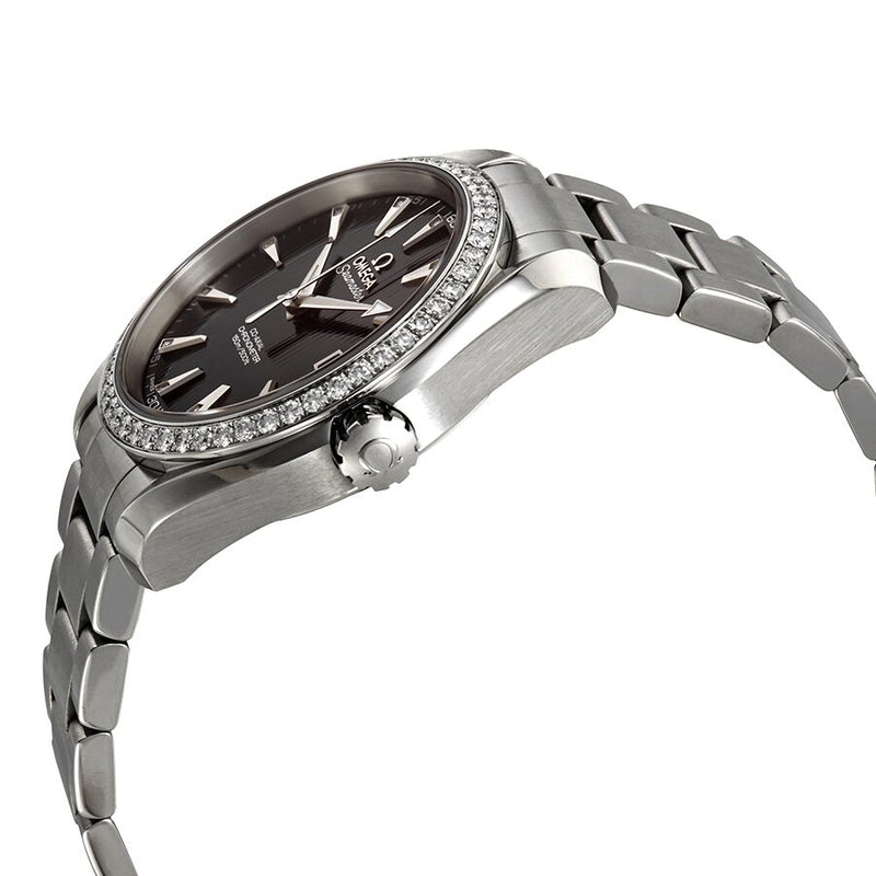 Omega Seamaster Aqua Terra Automatic Diamond Black Dial Unisex Watch #231.15.39.21.51.001 - Watches of America #2