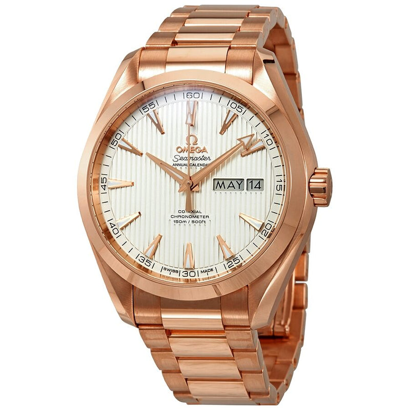 Omega Seamaster Aqua Terra Automatic Men's 18kt Rose Gold 43 mm Watch #231.50.43.22.02.002 - Watches of America