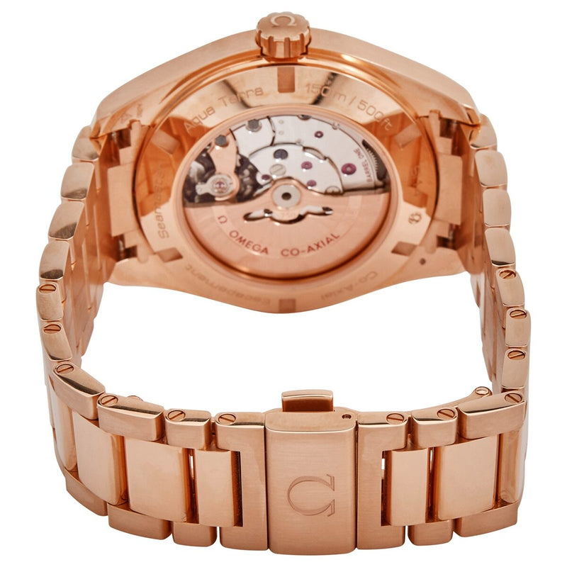 Omega Seamaster Aqua Terra Black Dial 18k Rose Gold Men's Watch #23150432206002 - Watches of America #3