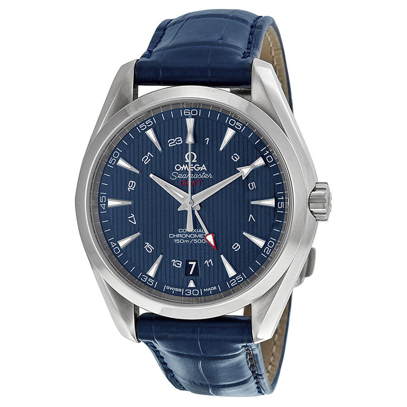 Omega Seamaster Aqua Terra Blue Dial GMT Automatic Men's Watch #23113432203001 - Watches of America