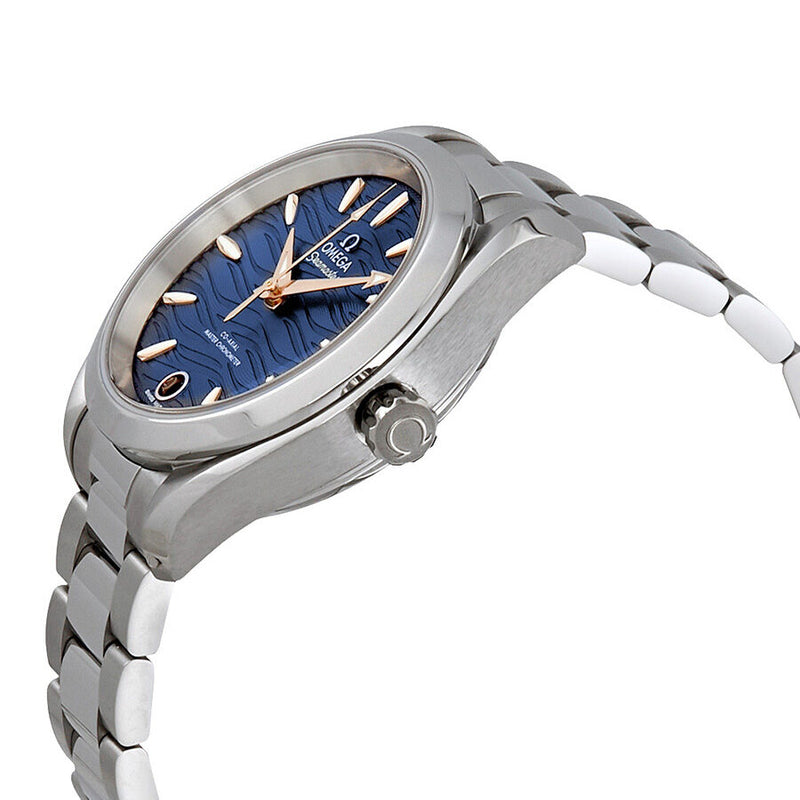 Omega Seamaster Aqua Terra Co-Axial Master Chronomter Automatic Blue Dial Ladies Watch #220.10.34.20.03.001 - Watches of America #2