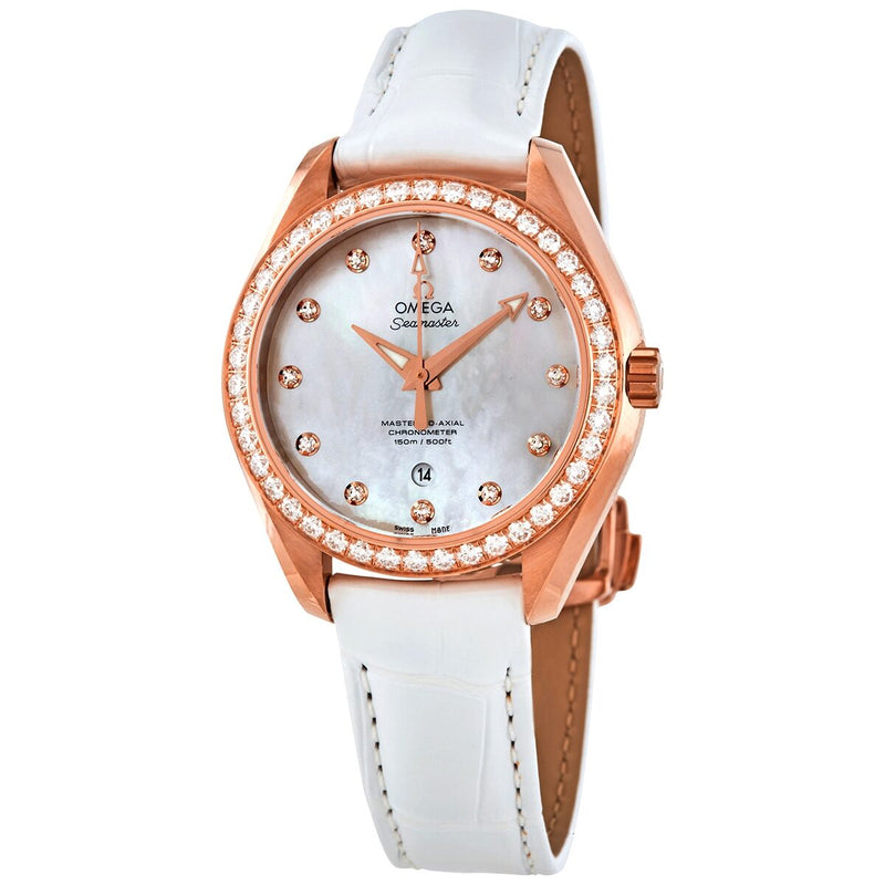 Omega Seamaster Aqua Terra Diamond Ladies Watch #231.58.34.20.55.003 - Watches of America