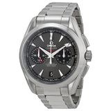Omega Seamaster Aqua Terra Chronograph GMT Automatic Chronometer Grey Dial Men's Watch 23110435206001#231.10.43.52.06.001 - Watches of America