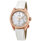 Omega Seamaster Aqua Terra Mother of Pearl Dial Ladies Watch #231.53.34.20.55.001 - Watches of America