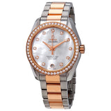 Omega Seamaster Aqua Terra Mother of Pearl Dial Ladies Watch #23125392155001 - Watches of America