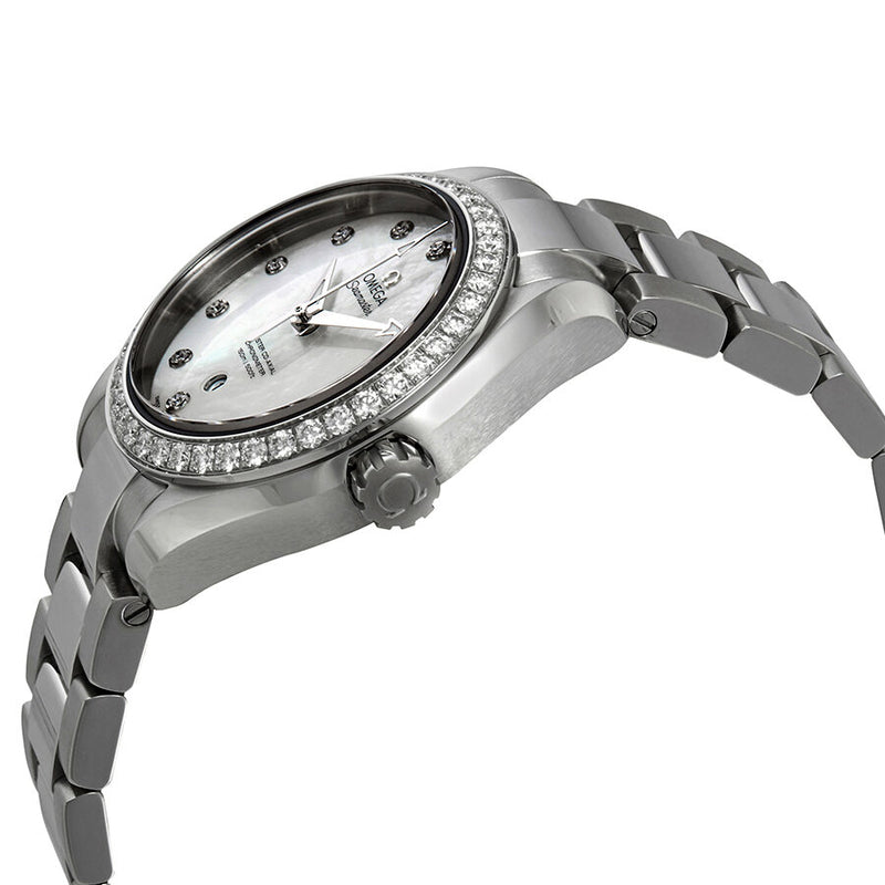 Omega Seamaster Aqua Terra Automatic Chronometer Diamond Ladies Watch 23115342055002#231.15.34.20.55.002 - Watches of America #2