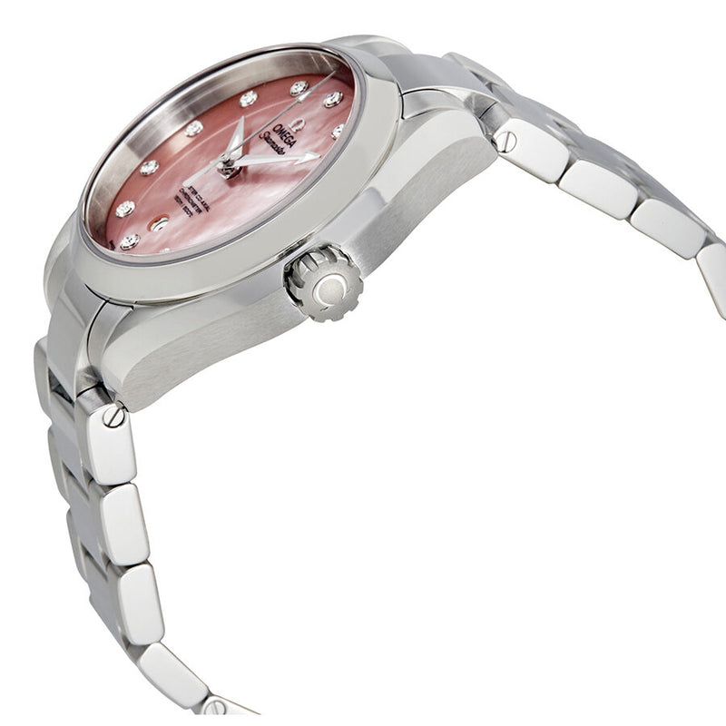 Omega Seamaster Aqua Terra Pink Mother of Pearl Dial Ladies Watch #231.10.34.20.57.003 - Watches of America #2