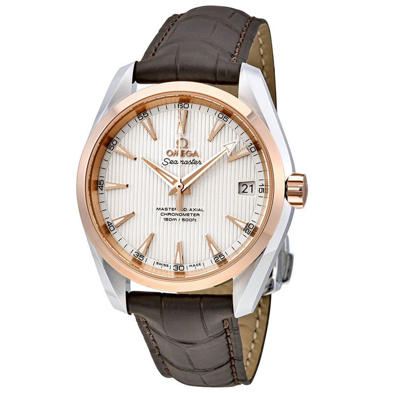 Omega Seamaster Aqua Terra Chronometer Silver Dial Men's Watch #23123392102001 - Watches of America