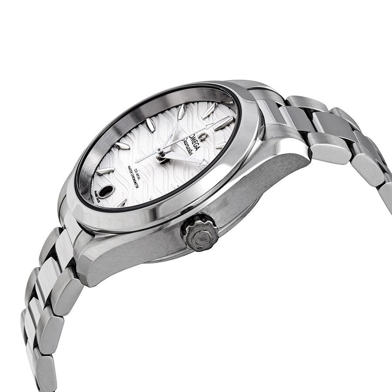 Omega Seamaster Aqua Terra Waved Opaline Silvery Dial Automatic Ladies Watch #220.10.34.20.02.002 - Watches of America #2