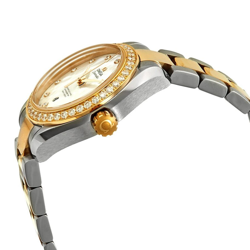 Omega Seamaster Aqua Terra White Mother of Pearl Diamond Dial Ladies Watch #231.25.34.20.55.006 - Watches of America #2