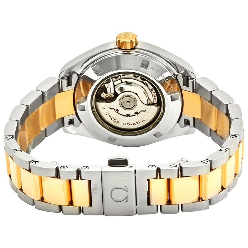 Omega Seamaster Aqua Terra White Mother of Pearl Diamond Dial Ladies Watch #231.25.34.20.55.006 - Watches of America #3