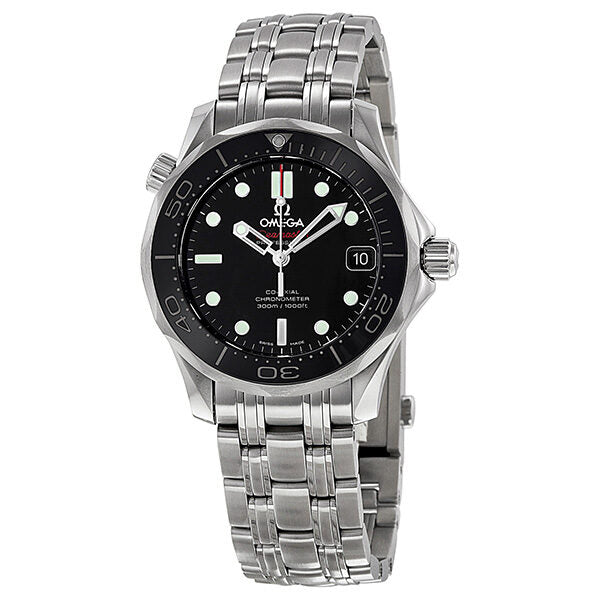Omega Seamaster Automatic Chronometer Black Dial Unisex Watch #212.30.36.20.01.002 - Watches of America