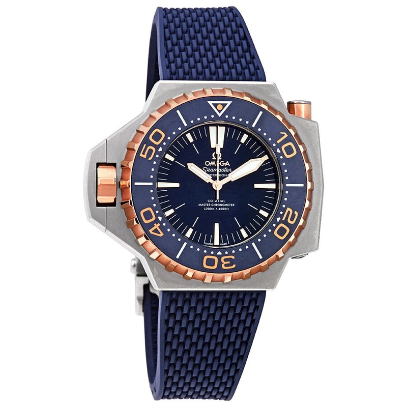 Omega Seamaster Automatic Blue Lacquered Dial Men's Watch #227.60.55.21.03.001 - Watches of America