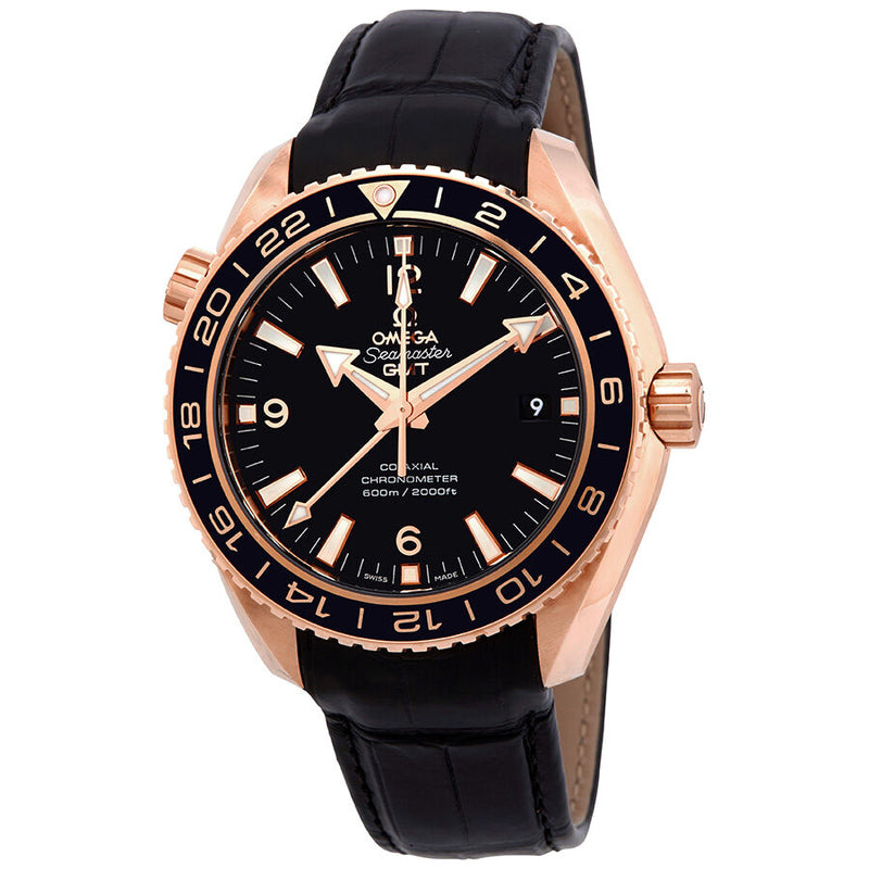 Omega Seamaster Planet Ocean 18kt Rose Gold GMT Automatic Men's Watch #232.63.44.22.01.001 - Watches of America