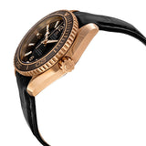 Omega Seamaster Planet Ocean Black Dial Black Leather Mid Size Watch #23263382001001 - Watches of America #2