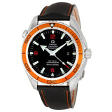 Omega Seamaster Planet Ocean Steel Black and Orange XL Men's Watch #2908.50.82 - Watches of America