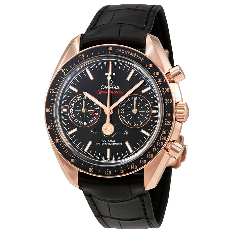 Omega Speedmaster 18kt Sedna Gold Moon Phase Chronograph Automatic Men's Watch #304.63.44.52.01.001 - Watches of America