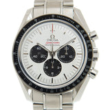 Omega Speedmaster Chronograph Tachymeter White Dial Men's Watch #522.30.42.30.04.001 - Watches of America #2