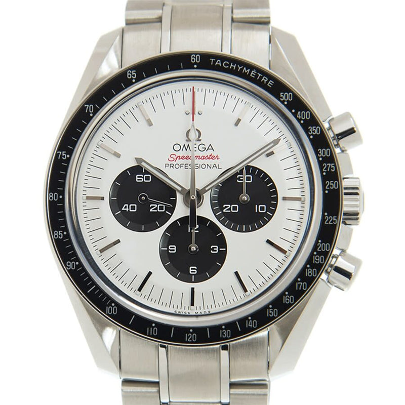 Omega Speedmaster Chronograph Tachymeter White Dial Men's Watch #522.30.42.30.04.001 - Watches of America
