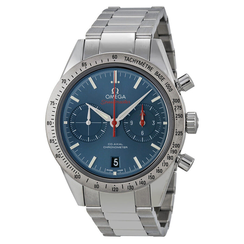 Omega Speedmaster Chronograph Blue Dial Men's Watch 33110425103001#331.10.42.51.03.001 - Watches of America