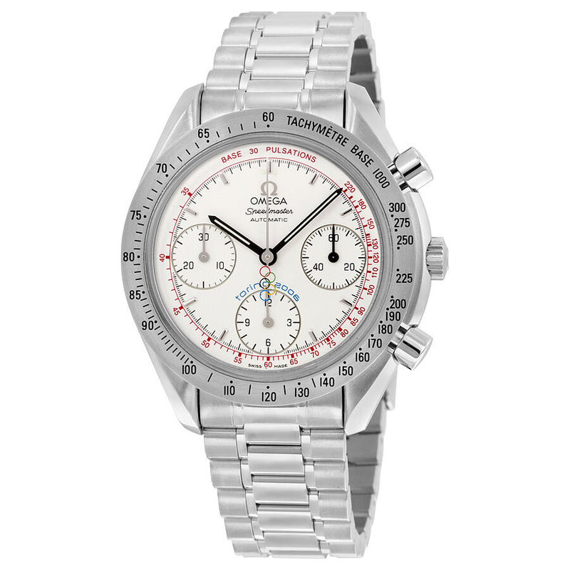Omega Speedmaster Olympic Edition Silver Dial Stainless Steel Men's Watch #3538.30 - Watches of America