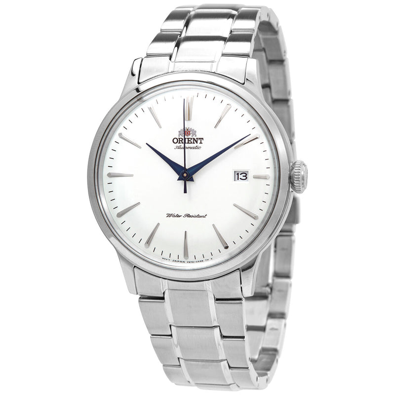 Orient Bambino Automatic Silver Dial Men's Watch #RA-AC0005S - Watches of America