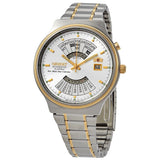 Orient Perpetual Calendar World Time Automatic White Dial Men's Watch #FEU00000WW - Watches of America