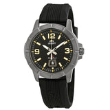 Orient Sport Black Dial Black Rubber Men's Watch #FUNE900BB - Watches of America
