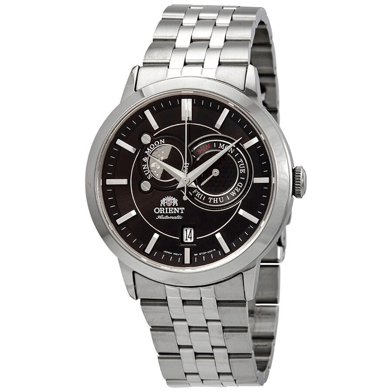 Orient Sun and Moon Automatic Black Dial Men's Watch #FET0P002B0 - Watches of America