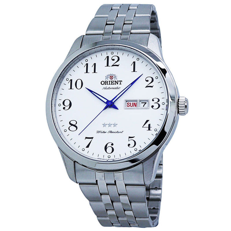 Orient Tri Star Automatic White Dial Men's Watch #FAB0B002W9 - Watches of America