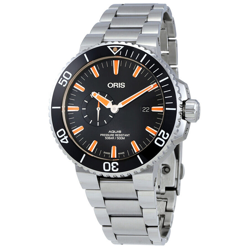 Oris Aquis Automatic Black Dial Men's Watch #01 743 7733 4159-07 8 24 05PEB - Watches of America