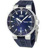 Oris Aquis Blue Dial Automatic Stainless Steel Men's Watch 743-7673-4135BLRS#01-743-7733-4135-07-4-24-65eb - Watches of America