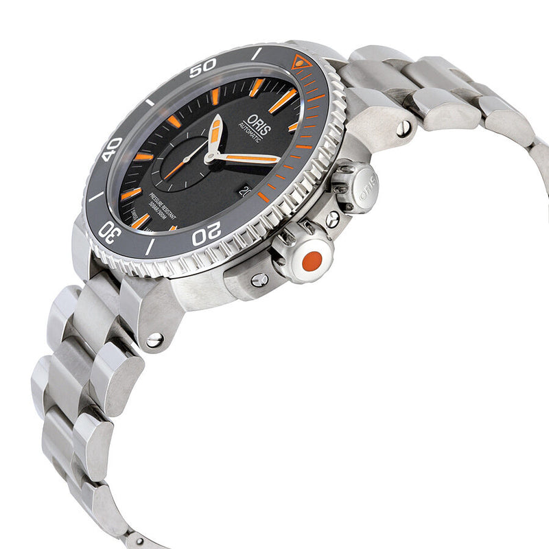 Oris Aquis Carlos Coste Automatic Black Dial Watch 743 7709 7184SET 01 743 7709 7184 Set MB Watches of America