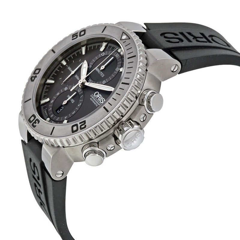 Oris Aquis Chronograph Grey Dial Men's Watch #01 674 7655 7253-07 4 26 34TEB - Watches of America #2