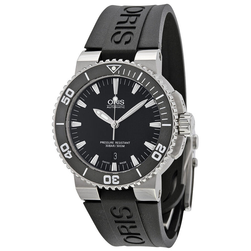 Oris Aquis Date 43 mm Steel/Rubber Men's Watch 733-7653-4154RS#01 733 7653 4154-07 4 26 34EB - Watches of America