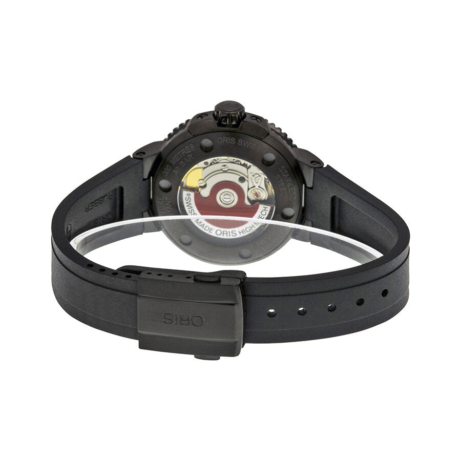 Oris Aquis Date Automatic 36mm Black Dial Black Rubber Watch 733 7652 4722RS 01 733 7652 4722 07 4 18 34B Watches of America