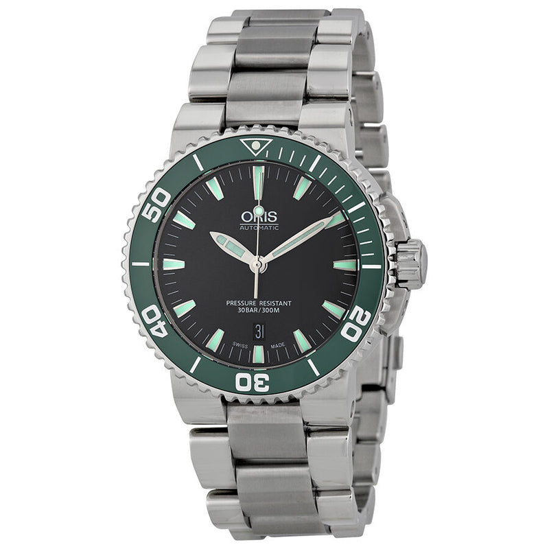 Oris Aquis Date Automatic Grey Dial Men's Watch 733-7653-4137MB#01 733 7653 4137-07 8 26 01PEB - Watches of America