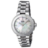 Oris Aquis Date Automatic Mother of Pearl Dial Ladies Watch #733-7652-4151MB - Watches of America